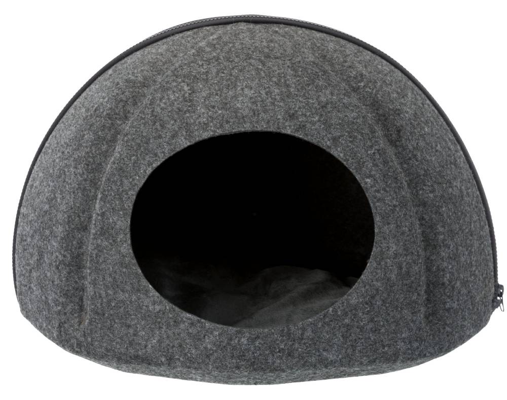 Evi cuddly cave, felt, ø 43 × 32 cm, anthracite