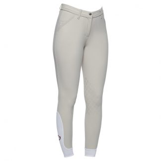 Cavalleria Toscanan naiste püksid kontrastse sääreosaga 44, beež