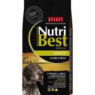 Nutribest Adult Lamb & Rice koeratoit 3kg