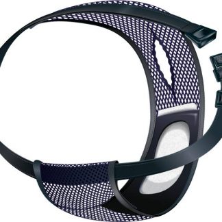 Protective pants, textile mesh, S–M: 35–43 cm, dark blue