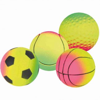 Neon ball, floatable, foam rubber, ø 7 cm, sorted
