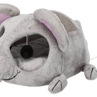Junior Lukas cuddly cave, 35 × 33 × 65 cm, light grey/grey