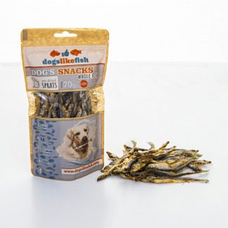 Dogslikefish  из цельной рыбы-шпроты 70g