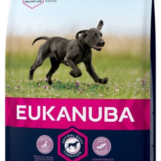 EUKANUBA dry dog food (kibble) for a growing puppy - large breed recipe that’s Rich in fresh chicken 3 kg
