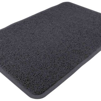 Cat litter tray mat, PVC, 40 × 60 cm, anthracite