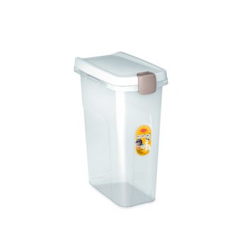 Stefanplast säilitusnõu 25 l, valge/hall