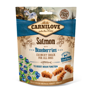 Carni Love Dog Snack Salmon & Blueberries maiused koerale 200g