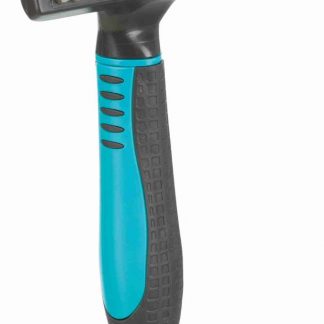 Short hair coat untangler, plastic/metal prongs, 10 × 15 cm