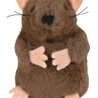 Mole with microchip, plush, catnip, 5 cm
