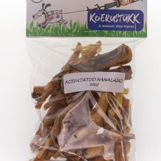 Koerustükk - Kuivatatud kanajalad 200g