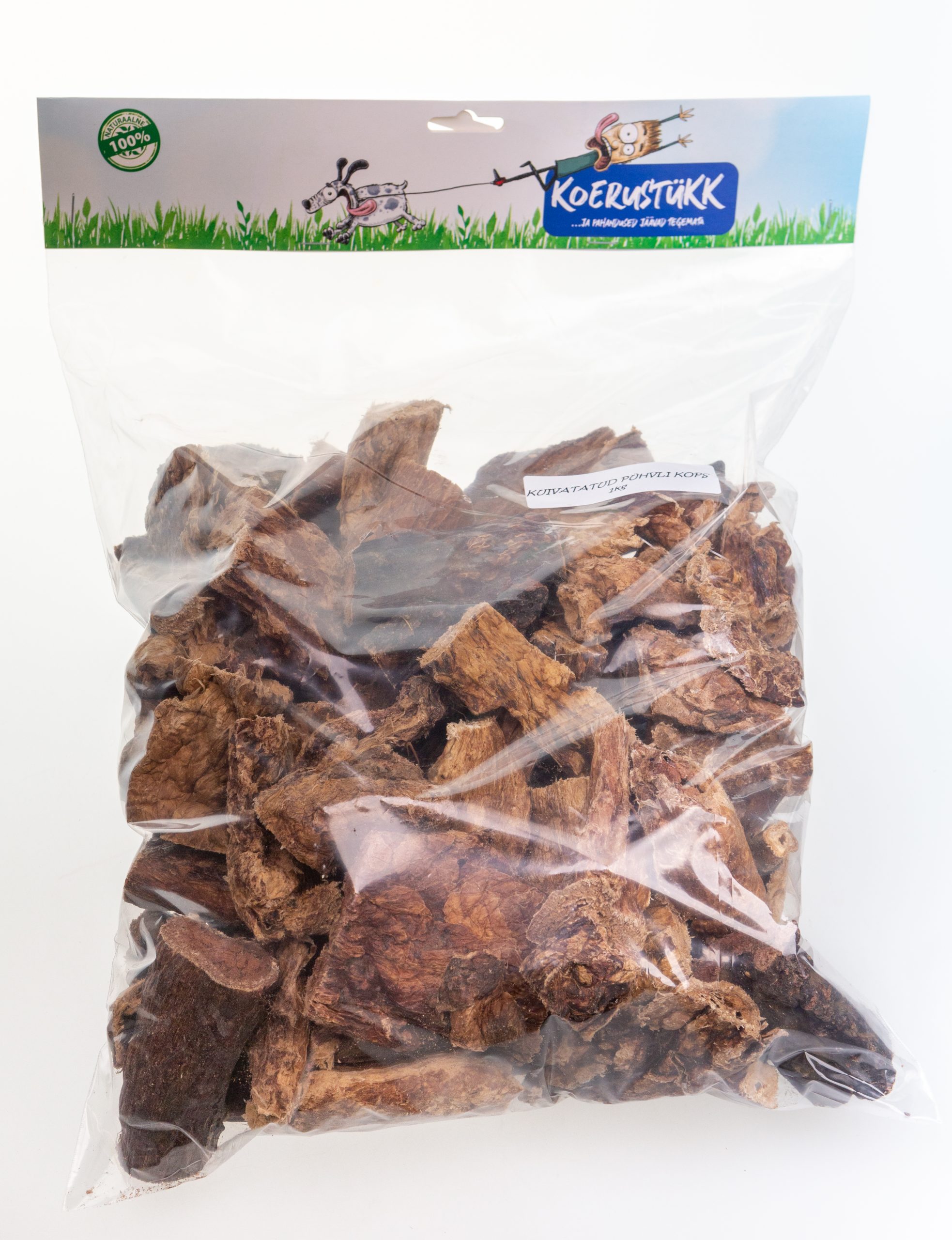 Koerustükk - Kuivatatud pühvli kops 1 kg