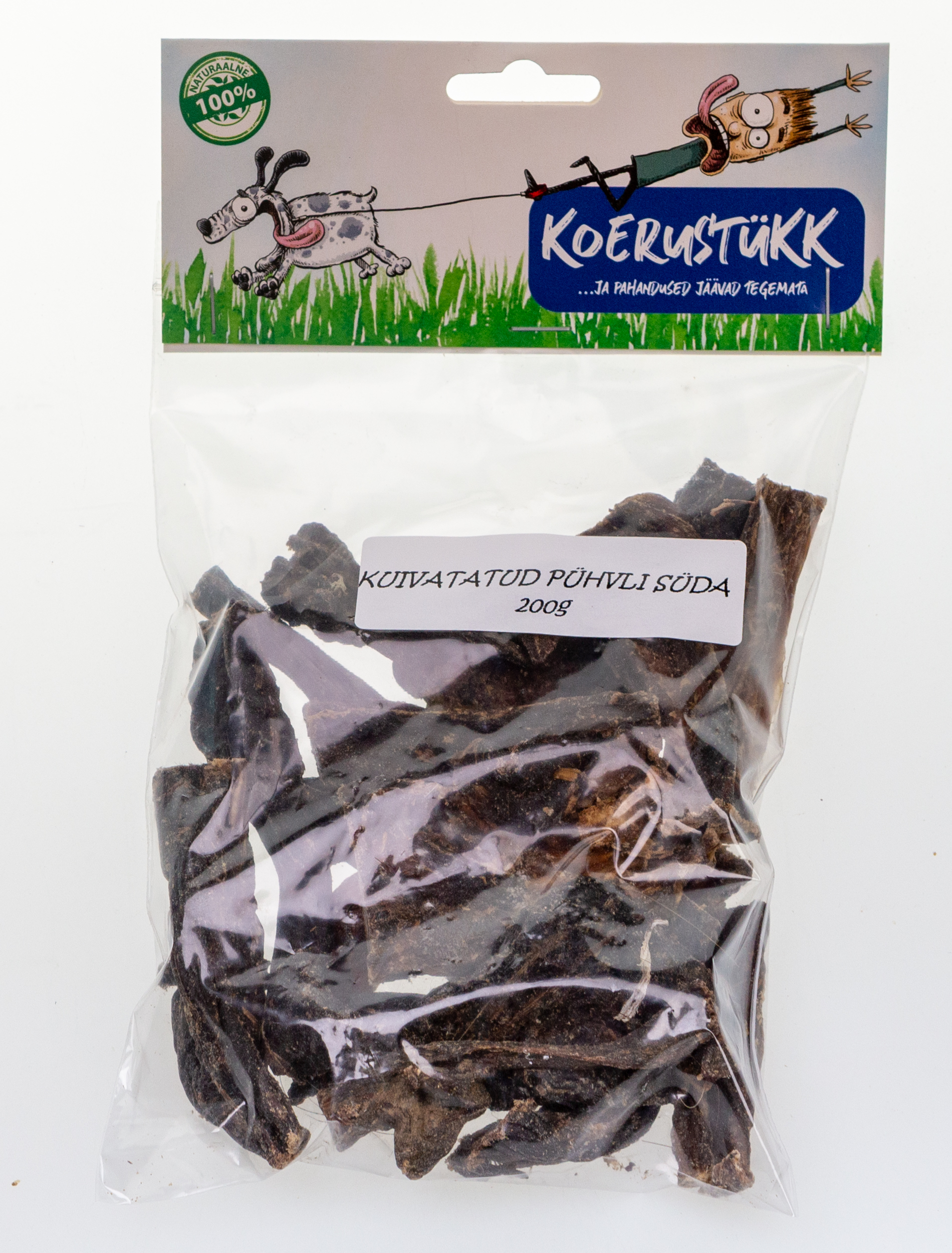 Koerustükk - Kuivatatud pühvli süda 200g