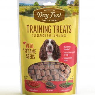 Dog Fest treeningmaius vasikalihast seesamiseemnetega 90g