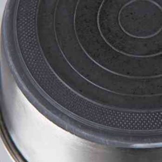 Bowl, stainless steel/rubber bottom, 2.5 l/ø 24 cm