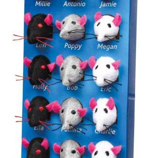 Mouse, plush, catnip, 5 cm, sorted