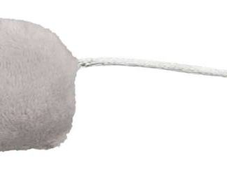 Mouse, plush, catnip, 5 cm, bulk, grey