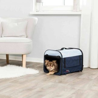 Basic Soft Kennel, S: 50 × 50 × 60 cm, dark blue/light blue