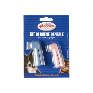 Record hambaharja komplekt koertele