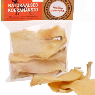 Naturaalne maius koertele, veise peanahk 15 cm, 500 g