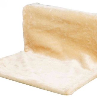 Radiator bed, plush, 48 × 26 × 30 cm, beige
