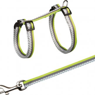 Freshline Spot cat harness with leash, 27–45 cm/10 mm, 1.20 m