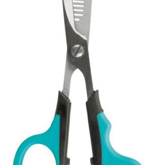 Thinning scissors, one-sided, plastic/stainl. steel, 16 cm