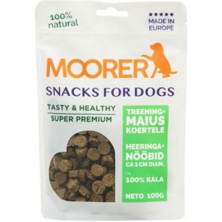 Moorer heeringanööbid 100g (kala 99%) - maius koertele