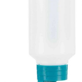 Water bottle with wire holder, plastic, 100 ml, sorted