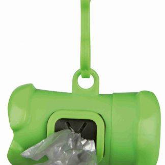 Poop bag dispenser, 1 roll of 15 bags