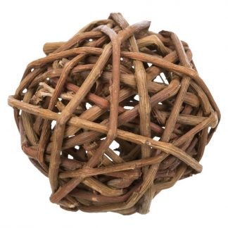 Wicker ball, ø 6 cm
