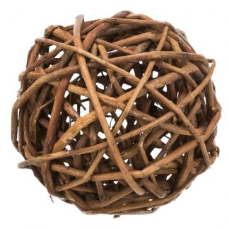 Wicker ball, ø 10 cm