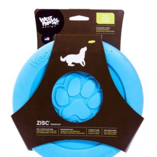 Zogoflex Zisc kummist mänguasi koertele L, 21,6 cm sinine