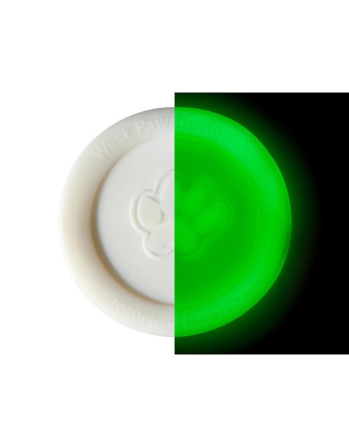 Zogoflex Zisc mänguasi koertele L, 21,6 cm pimedas helendav