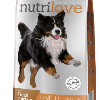 Nutrilove koeratoit adult L fresh chicken 12 kg