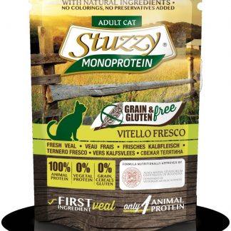 STUZZY Cat Grain Free Monoprotein 85 gr. Pouch Veal
