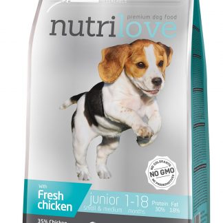Nutrilove  junior S&M fresh chicken 1,6kg
