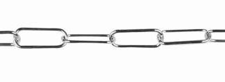 Long link choke chain, 50 cm/3.0 mm