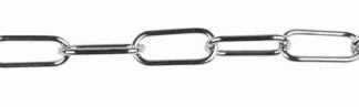 Long link choke chain, 58 cm/4.0 mm