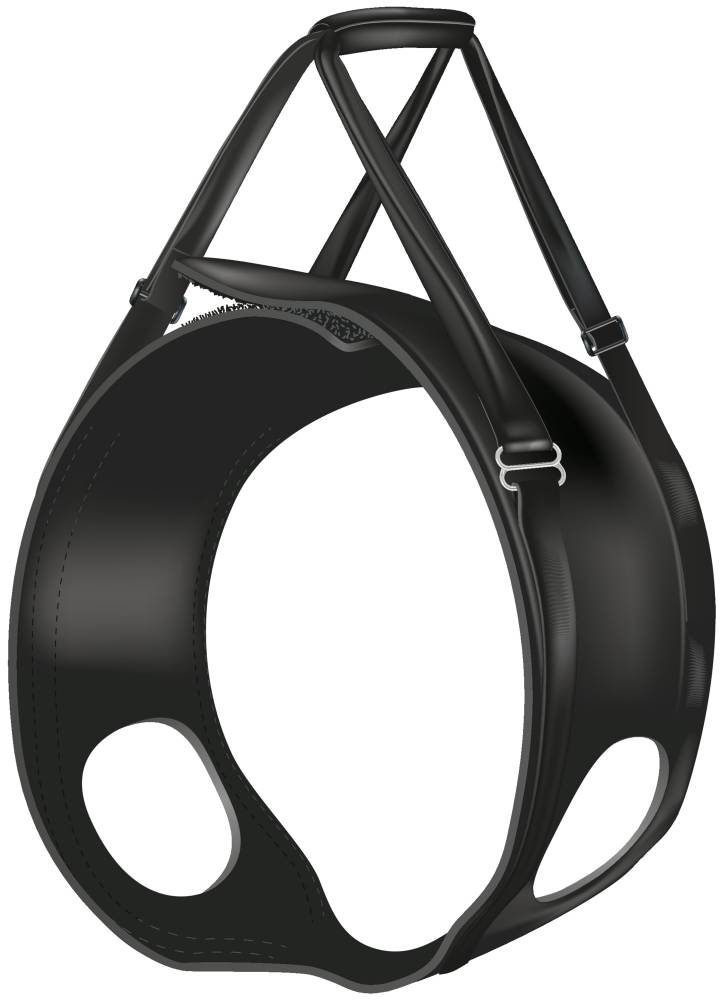 Walking aid, L: 65–75 cm, black
