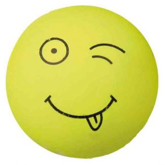 Smiley ball, floatable, foam rubber, ø 6 cm, sorted