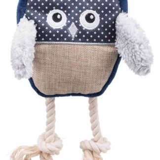 Owl, polyester/cotton mix, 24 cm