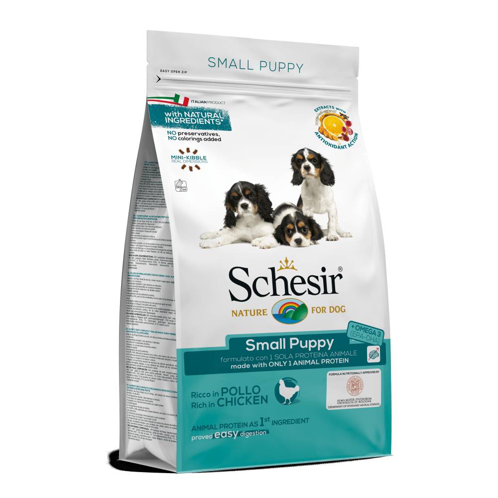 SCHESIR Dog Dry 800 gr. Bag Small Puppy Chicken