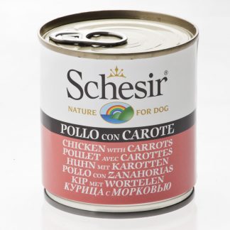 SCHESIR Dog 285 gr. Can Chicken with Carrots