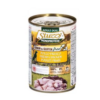 STUZZY Dog Monoprotein 400 gr. Can Chicken
