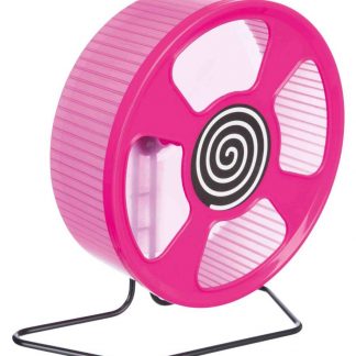 Exercise wheel, stand/screw fixing, mice, plastic, ø 20 cm