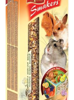 STANDARD Smakers 3 in 1 (nut/forest fruits/popcorn) for rodens and rabbit2pcs 135g