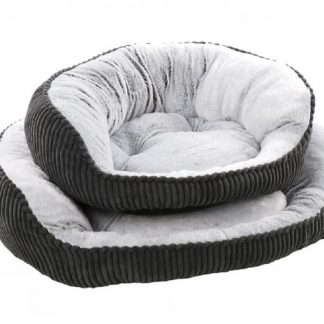 Flamingo Baset Stitch ovaalne pesa, hall, 70 cm