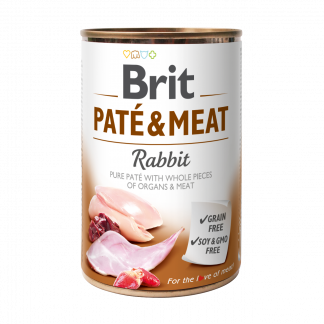 Brit Care Rabbit Paté & Meat konserv koertele 400g