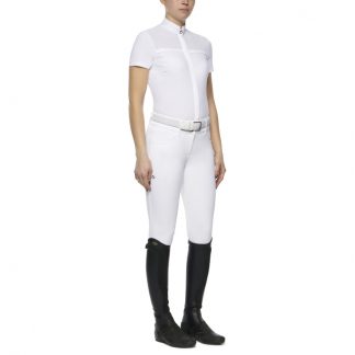 Cavalleria Toscana naiste võistluspluus perf.kaelusega L, valge