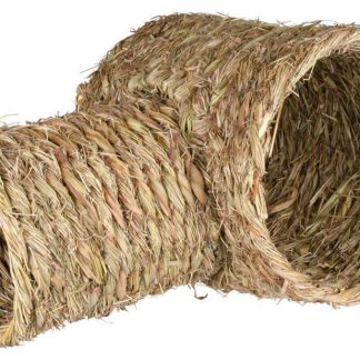 Tunnel with turnoff, rabbits, grass, 30 × 25 × 50 cm